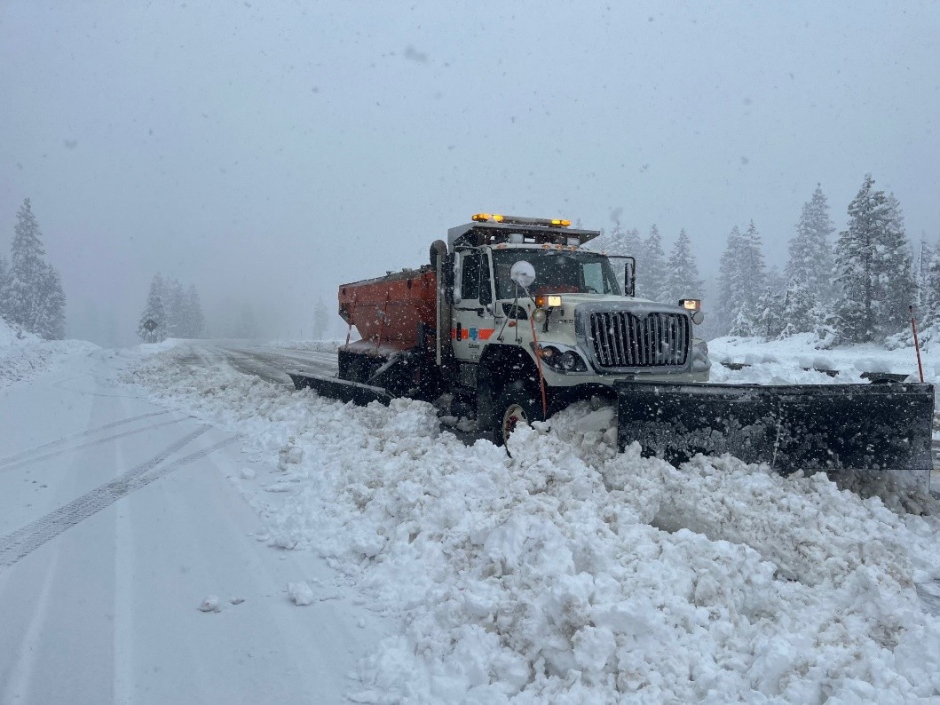 caltrans snowplow i-80