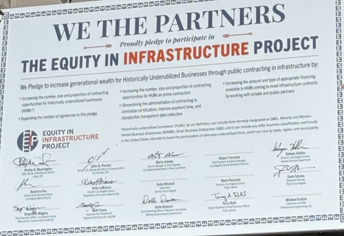 Equity in Infrastructure Project Pledge