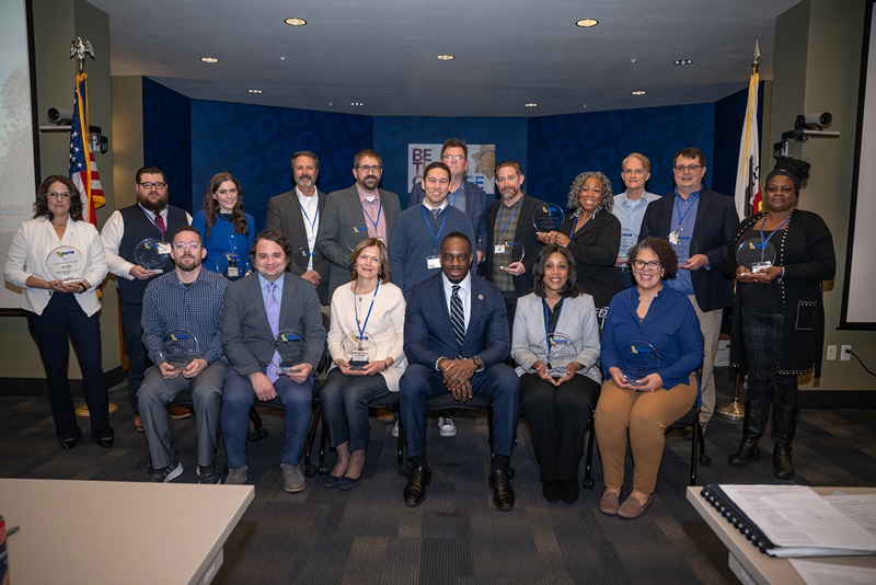 Image of the group of recipients for the Secretary's Leadership Award, 2025