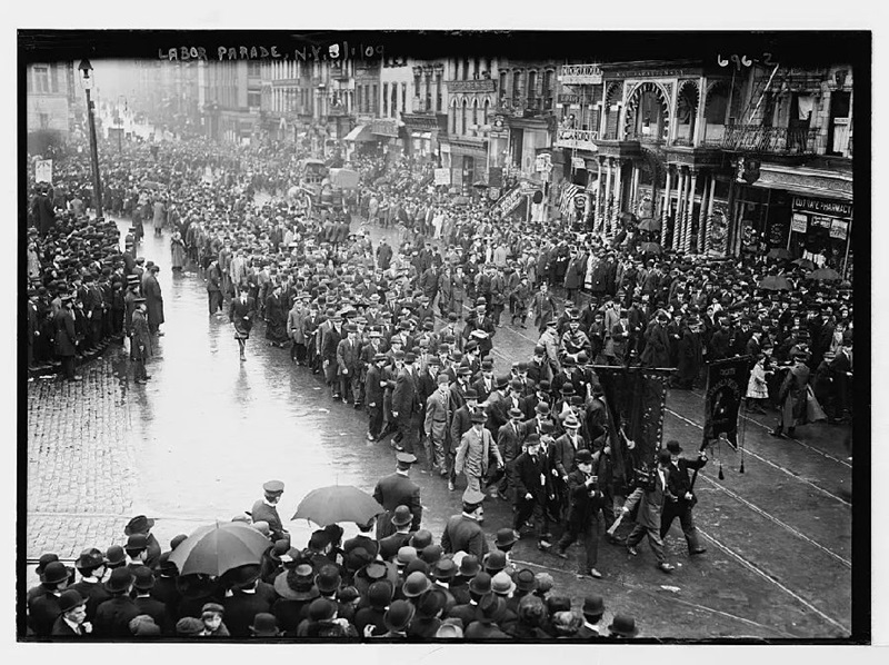 march from city hall to union square 1882